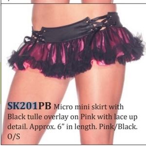 Raveware micro mini skirt